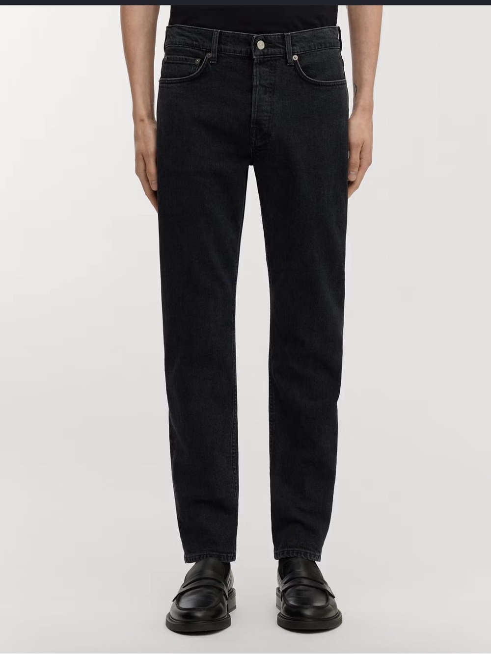ASKET Slim Straight Black Men's Jeans